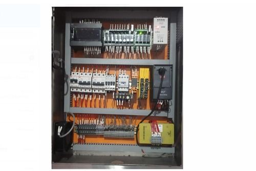 Rectangular Shape Single Phase Plc Control Panel For Industry Uses Frequency (Mhz): 50 Hertz (Hz)