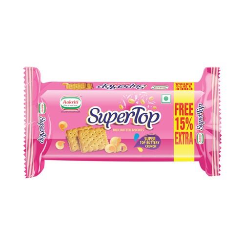 Rich In Taste Crispy Super Top Butter Crunch Biscuits With 15% Extra Pack