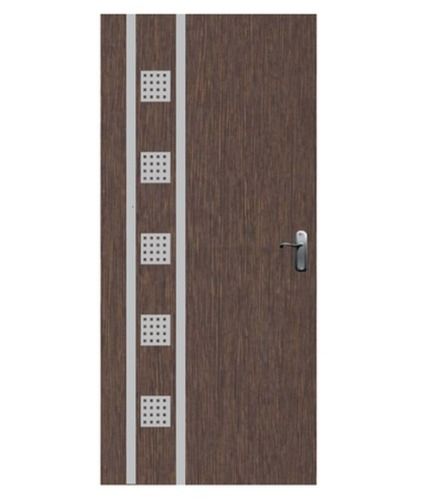 Soft And Water Resistant Brown Color 7x3 Feet Wooden Laminated Door Used In Homes 