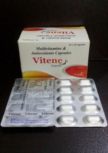 Vitene Multivitamins And Antioxidants Capsules For Vitamin Deficiency, 10x10 Blister Pack