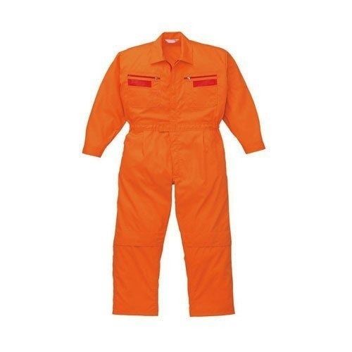 100% Cotton Orange Color Worker Boiler Uniform For Industries Use, Commercial Use Gender: Male