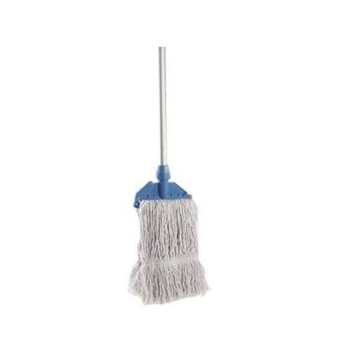 Blue And White Wet Cotton Floor Cleaning Mop used to Clean Quickly and Easily