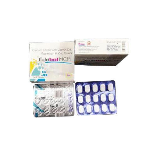 Calcibol Mcm Calcium With Vitamin D3, Magnesium And Zinc Tablets General Medicines