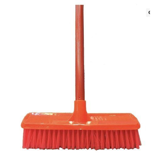 Durable, Study Plastic and Easy to Use Red Color Floor Cleaning Brush, All Kind of Floor Cleaning