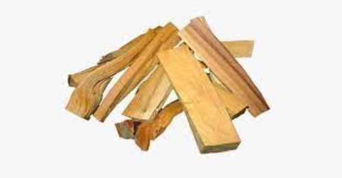 India Raw Yellowish Brown Genuine Sandalwood Stick Billet In Small Pieces 