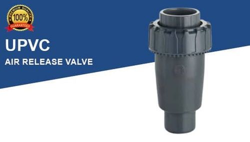 PN 16 Pressure Rating Black UPVC Air Release Valve With EPDM Seal