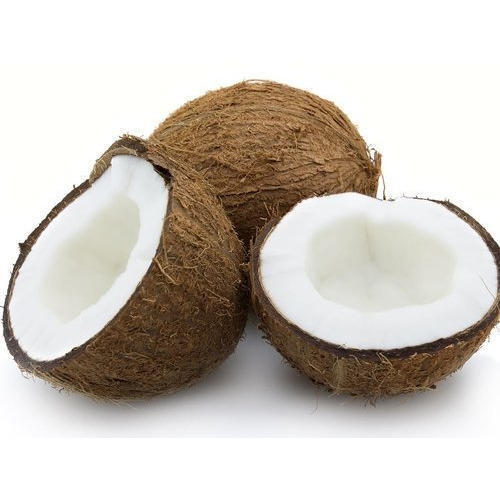 Brown Rich In Fibers, Vitamins, Minerals And Antioxidants Natural Semi Husked Fresh Coconut