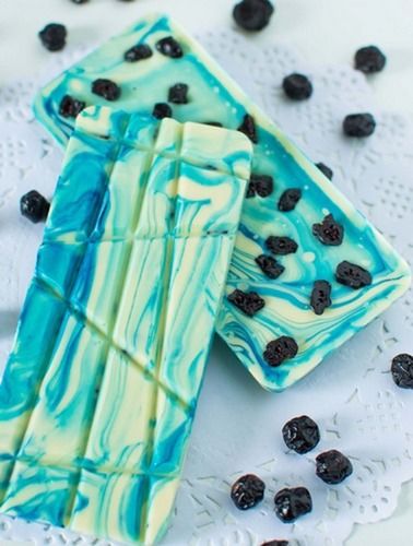 Sweet And Delicious Nutrition Enriched Rectangular Blueberry Chocolate Bar 