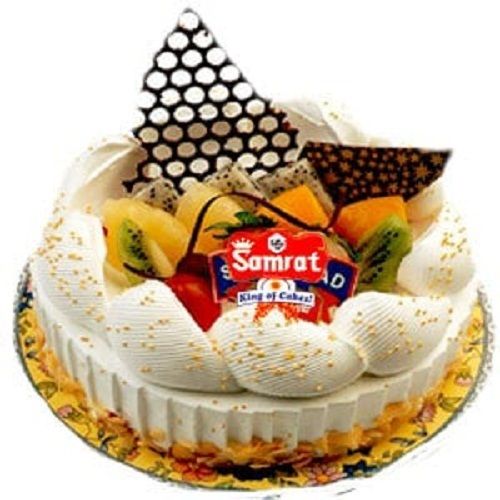 जन्मदिन की सालगिरह और शादी के लिए वेनिला फ्लेवर फ्रेश केक, 1 किलो