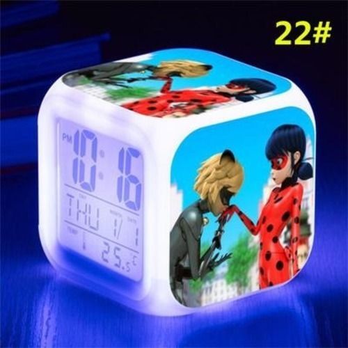  Portable Cube Digital Miracolous Sublimation Clock For Table, Home, Office