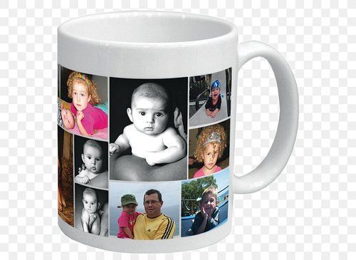 Light Weight Attractive Pattern And Fine Finish White Ceramic Photo Printed Sublimation Mugs For Gifting