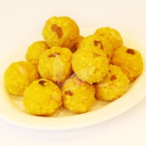 Boondi Laddu Made Of Mild Fried Nuts And Aroma Rich Ghee That Is Very Yummy And Tasty Carbohydrate: 13 Grams (G)