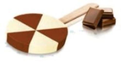 Brown And White Color Chocolate And Vanilla Flavor Fun Wheel Ice Cream Bar Age Group: Children