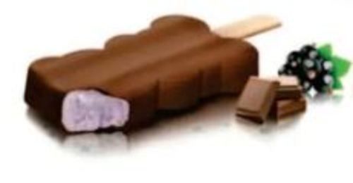 Brown Color Black Current And Chocolate Flavor Yummy Bears Shape Ice Cream Bar  Age Group: Children