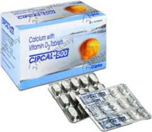 Calcium With Vitamin D3 Tablets Cipcal 500