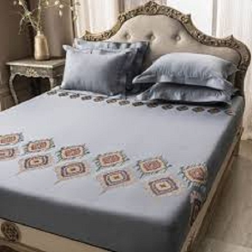 Eco Friendly Trendy Design Shrink Resistance Skin Friendliness Printed Cotton Bed Sheet