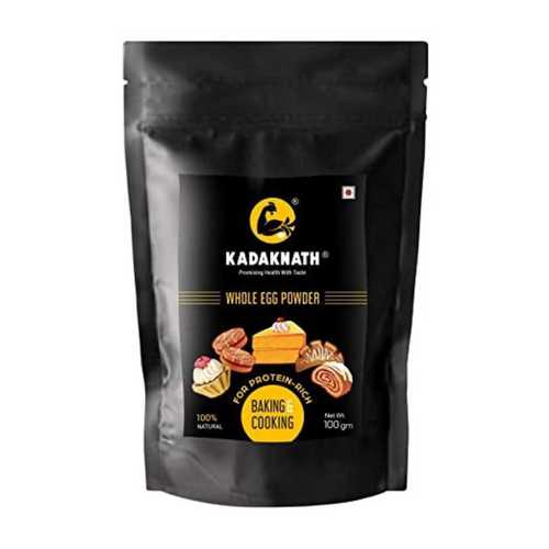 Kadaknath Whole Egg Powder Rich Source Of Protein, Iron, 100% Organic 