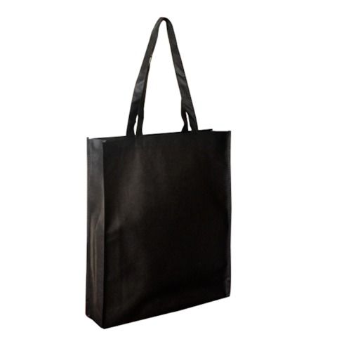 Simple Design and Strong Black Color Flexiloop Handle Non Woven Carry Bags for Everyday Needs