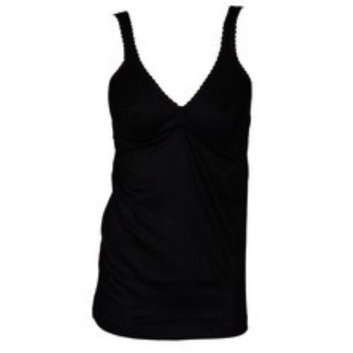 Plain Soft And Comfortable Black Color Cotton Ladies Slips With Normal Wash