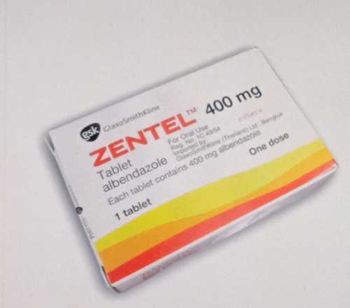 Zentel 400 Mg Albendazole Tablet  Veterinary Raw Materials