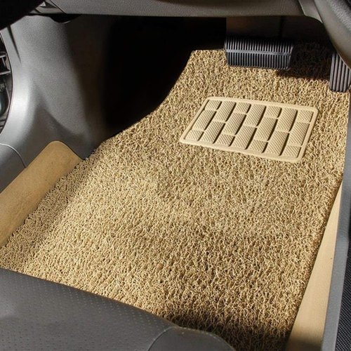Classy Look Brown Color Car Floor Mat With Rubber Materials And 3