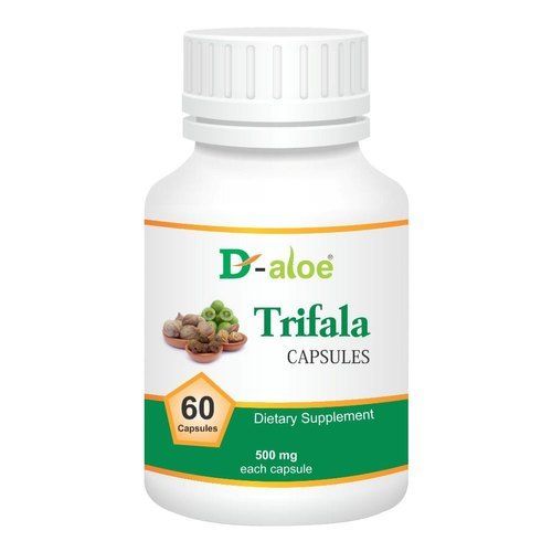 D-Aloe Trifala Capsule 500mg for Dietary Suppliment
