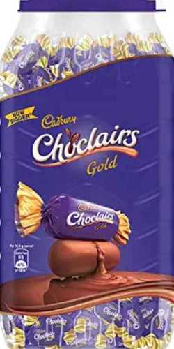 Delicious And Sweet Mouth-watering Eggless Cadbury Choclairs Gold Candy