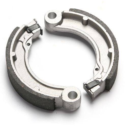 Good Quality, Durable And Easy To Clean Silver Colour Two Wheeler Brake Shoe