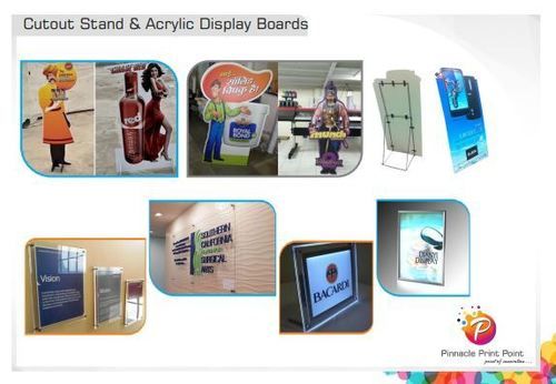 Highly Durable and Fine Finish Acrylic Display Boards