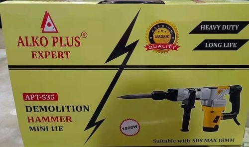 Jminstra Power Plastic Yellow And Black Heavy Duty Demolition Hammer