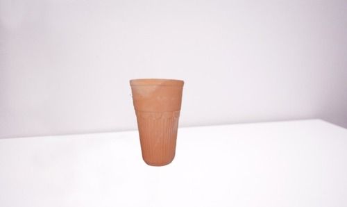 Light Weight Brown Color Handmade Round Kul Had Cup Used For Tea, Coffee