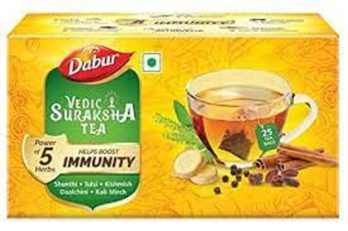 Black Natural Taste Rich Aroma Enhancing Flavor Antioxidant Dabur Vedic Yellow Tea