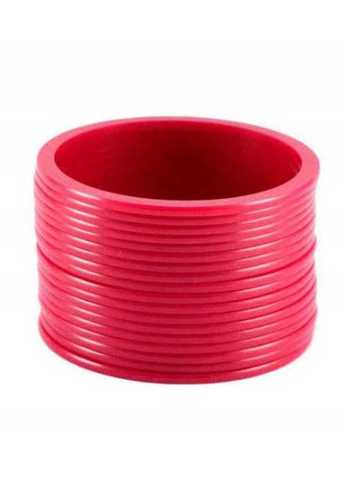 Pink Color Round Shape Women Acrylic Bangles For Party Occasion