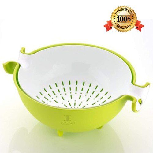 Proffitto Green Color Multifunctional 500 Grams Fruit And Vegetable Basket