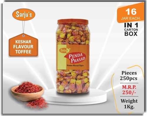 Sarju Brand Penda Prasad Kesar Flavoured Toffees