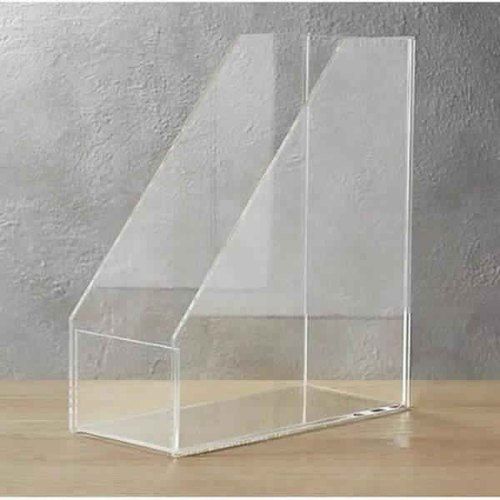 Triangle Sleek, Stylish And Transparent Highly Durable Acrylic Simple Style Magazine Holder