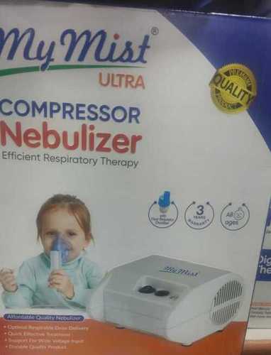 Intelligent Power Supply - Plastic Material, 25.4x16.6x12.2 cm Size, White Color | Ultra-Compressor Nebulizer Support for Asthma and Respiratory Treatments, Wide Voltage Input (100-240V)