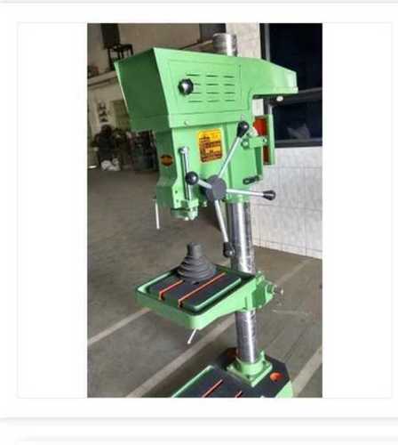 20 Mm Pillar Drill Machine In Green Color And Mild Steel Metal, Size 20 Mm,