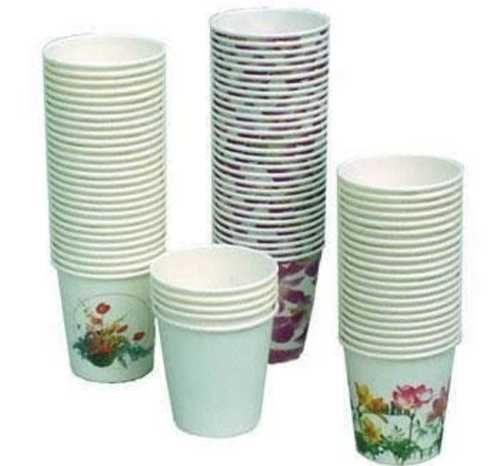 Disposable And Leak Free Printed White Paper Cups For Hot And Cold Beverages 