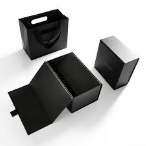 Foldable Collapsible Rectangular Shape Rigid Packaging Box With Logo Printing