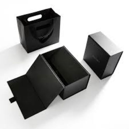 Paper Foldable Collapsible Rectangular Shape Rigid Packaging Box With Logo Printing