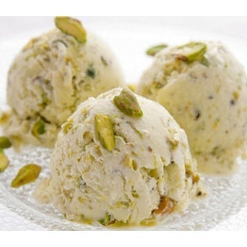 Green Color Fruit Ice Cream With Dry Fruits And Delicious Taste, 5 Days Shelf Life