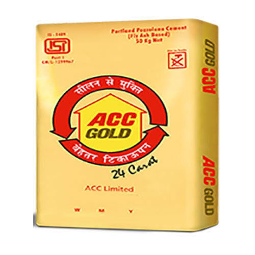 Grey Colour Premium Quality, Super Fast And Strong Acc Gold Strong Cement
