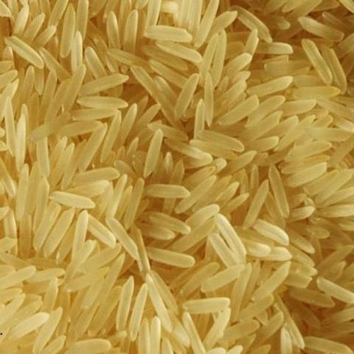 Yellow Medium Grain Brown Color Basmati Rice With Rich In Nutrients And 1 Year Shelf Life