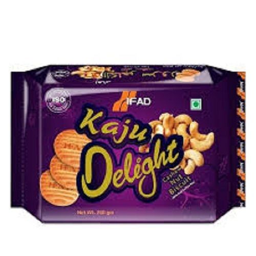 Natural Delicious Sweet Crispy And Cruncy Taste Kaju Delight Biscuits