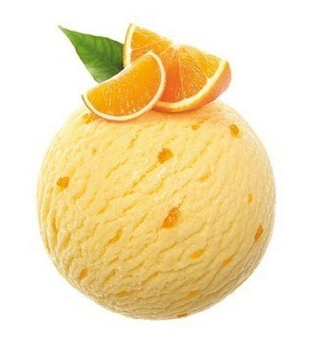 Orange Color Flame Ice Cream And 5 Days Shelf Life And Delicious Taste