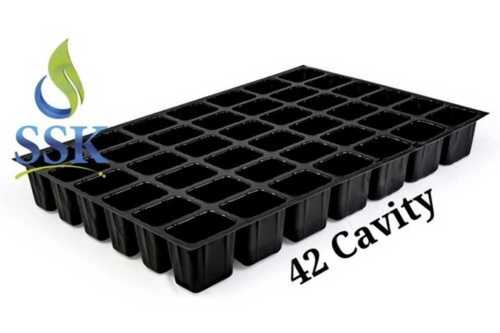 Not Coated Seedling Tray For Nursery Purpose, Uv Stabilised, Single Time Use And Re Usable