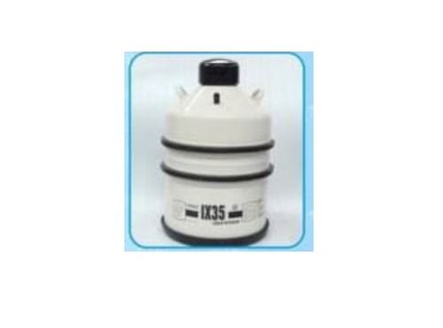 White Color Cryogenic Container with 34 Liter Capacity & 180 Days Working Time