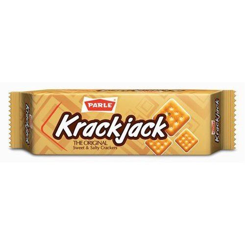  Sweet And Salty Flavor Parle Krackjack Biscuits Made With Goodness Of Milk And Wheat