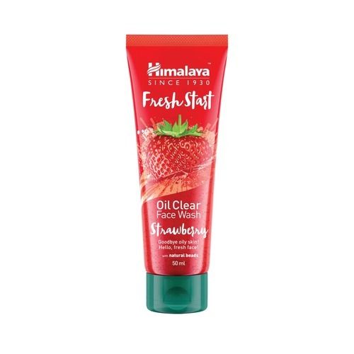 50ml Strawberry Fresh Start Oil Clear Face Wash For Washing Face, All Skin Types